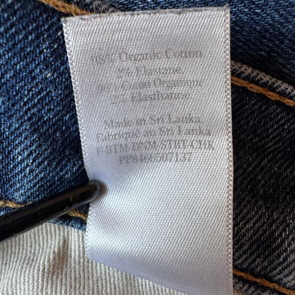 Everlane The Original Cheeky Jean Organic Cotton Straight Leg Size 27 Blue Denim - Picture 16 of 16